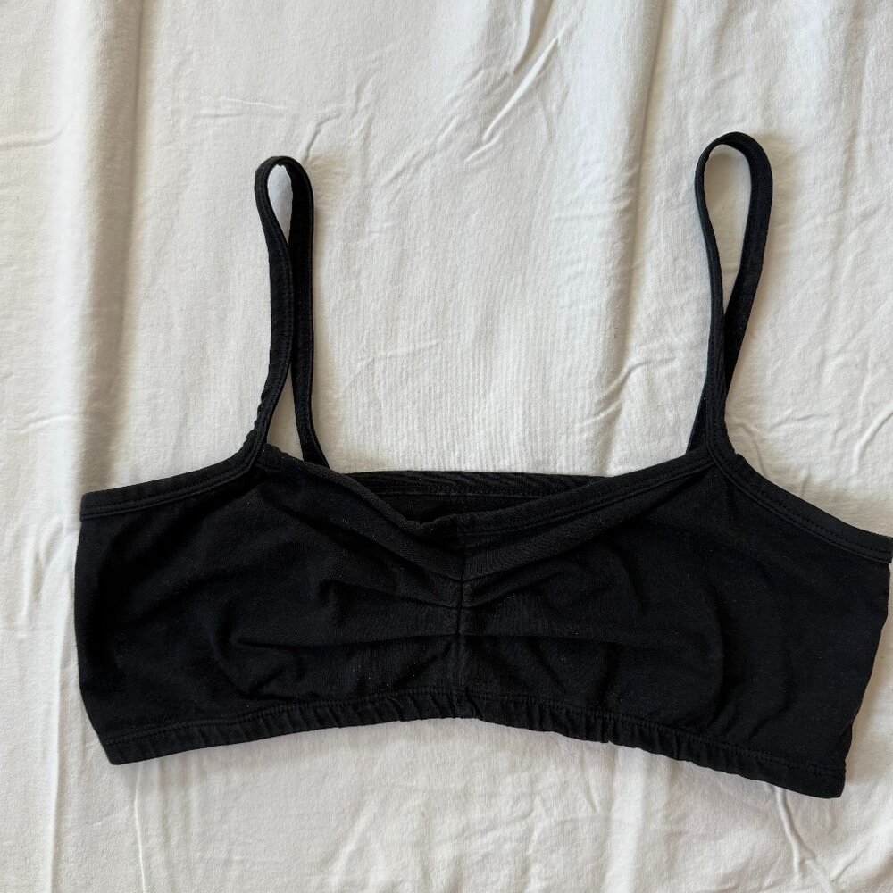 ARQ ZELDA BANDEAU BRA in Black